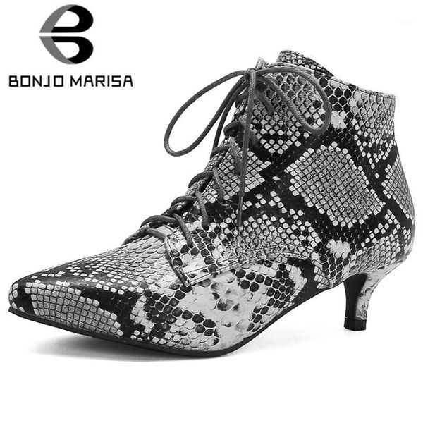 boots bonjomarisa girl pointed toe snake print shoes lace ankle thin heel winter women party casual shoes1, Black
boots bonjomarisa girl pointed toe snake print shoes lace ankle thin heel winter women party casual shoes1, Black
