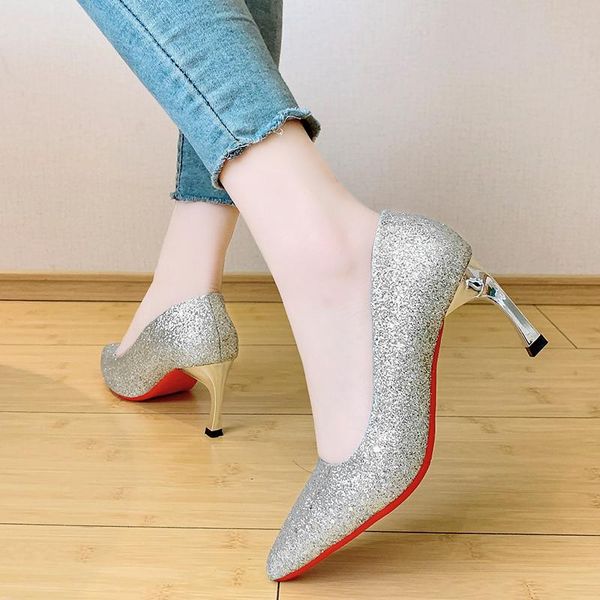 women shoes thin high heels 7cm fashion slip on bling pointed toe crystal ladies pumps office ladies shoes banquet, Black
women shoes thin high heels 7cm fashion slip on bling pointed toe crystal ladies pumps office ladies shoes banquet, Black