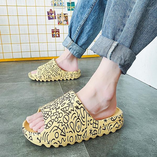 men fashion slippers thick bottom summer slides coconut sandals trend lightweight plus size slippers outdoor leisure flip flops1, Black
men fashion slippers thick bottom summer slides coconut sandals trend lightweight plus size slippers outdoor leisure flip flops1, Black