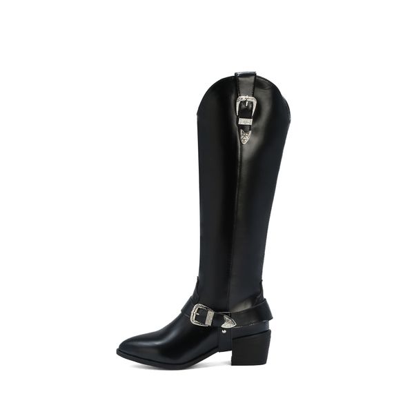 female at knee height plus size 22-26.5 in length autumn and winter warm teddy standard crocodile long metal buckle boots 2j0i, Black
female at knee height plus size 22-26.5 in length autumn and winter warm teddy standard crocodile long metal buckle boots 2j0i, Black