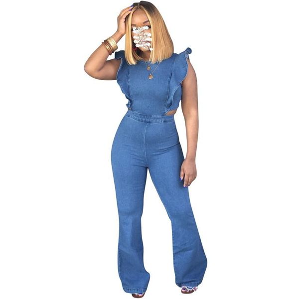 new fashion spring summer lace up one piece rompers women backless light blue ladies party jumpsuit straight pants sexy, Black;white
new fashion spring summer lace up one piece rompers women backless light blue ladies party jumpsuit straight pants sexy, Black;white