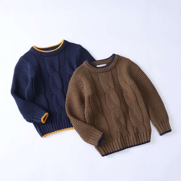 cuhk 2020 new autumn and winter of sweater round neck pullover twist color matching children's t-shirt for boys lsm9, Blue
cuhk 2020 new autumn and winter of sweater round neck pullover twist color matching children's t-shirt for boys lsm9, Blue