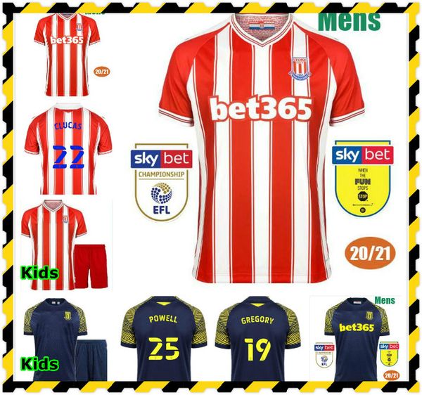 men + kids 2020 2021 stoke city 20 21 soccer jersey campbell 26 clucas mcclean maillot de foot camiseta de fútbol home away football shirts, Black;yellow
men + kids 2020 2021 stoke city 20 21 soccer jersey campbell 26 clucas mcclean maillot de foot camiseta de fútbol home away football shirts, Black;yellow