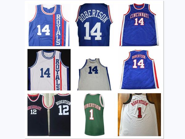 basketball jersey retro college cincinnati #14 oscar robertson jerseys throwback mesh stitched white red blue embroidery custom big size s-5, Black
basketball jersey retro college cincinnati #14 oscar robertson jerseys throwback mesh stitched white red blue embroidery custom big size s-5, Black