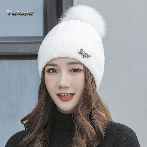 fashion hat sweet and cute hat plus velvet thick woolen letter wool ball warm winter hats for women, Blue;gray
fashion hat sweet and cute hat plus velvet thick woolen letter wool ball warm winter hats for women, Blue;gray