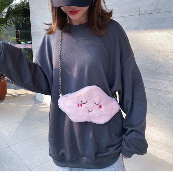 women shoulder bags clouds plush bag coin purses korean style all-match western girl chain messenger handbag crossbody bags, Red;black
women shoulder bags clouds plush bag coin purses korean style all-match western girl chain messenger handbag crossbody bags, Red;black