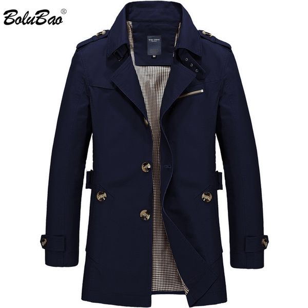 bolubao new men fashion jacket coat spring brand men's casual fit wild overcoat solid color trench male lj201013, Black;brown
bolubao new men fashion jacket coat spring brand men's casual fit wild overcoat solid color trench male lj201013, Black;brown