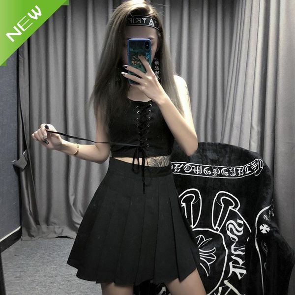 casual women pleat skirt cosplay anime jk plaid skirts japan style school girl uniforms short dress, Black
casual women pleat skirt cosplay anime jk plaid skirts japan style school girl uniforms short dress, Black