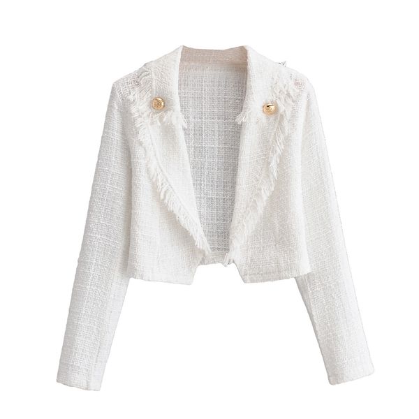 2021 new fall ff 1051 europe and the united states women's female small sweet wind tweed jacket coat 1m35, Black;brown
2021 new fall ff 1051 europe and the united states women's female small sweet wind tweed jacket coat 1m35, Black;brown