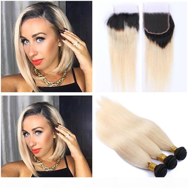 1b 613 ombre 3bundles with closure straight peruvian ombre blonde human hair weaves with 4x4 lace closure ombre virgin hair with closure, Black;brown
1b 613 ombre 3bundles with closure straight peruvian ombre blonde human hair weaves with 4x4 lace closure ombre virgin hair with closure, Black;brown
