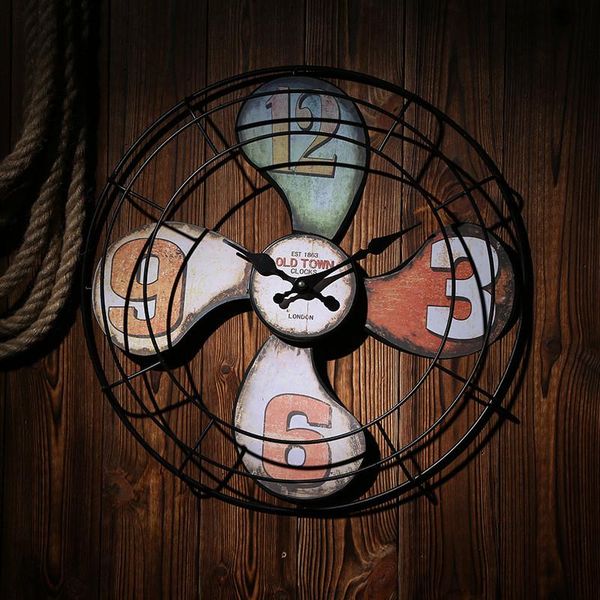 home decor large wall clock retro design imitation wooden hanging vintage silent wall clock decor watch iron
home decor large wall clock retro design imitation wooden hanging vintage silent wall clock decor watch iron
