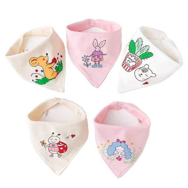 5 pack baby bib triangle bandana cotton feeding infant burp cloths saliva towel, Slivery;white
5 pack baby bib triangle bandana cotton feeding infant burp cloths saliva towel, Slivery;white