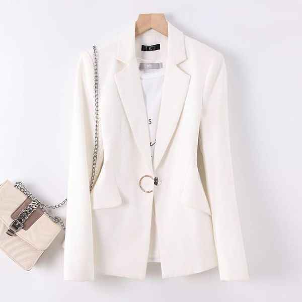 fashion women girl single button blazer 2020 new arrival white black ladies female spring autumn jacket with slanted pockets1
fashion women girl single button blazer 2020 new arrival white black ladies female spring autumn jacket with slanted pockets1