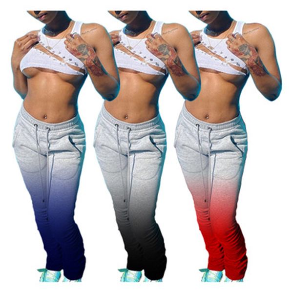 women gradient pile of pants fashion trend high waist pleated drawstring sweatpants designer spring female new casual elasticated pants, Black;white
women gradient pile of pants fashion trend high waist pleated drawstring sweatpants designer spring female new casual elasticated pants, Black;white
