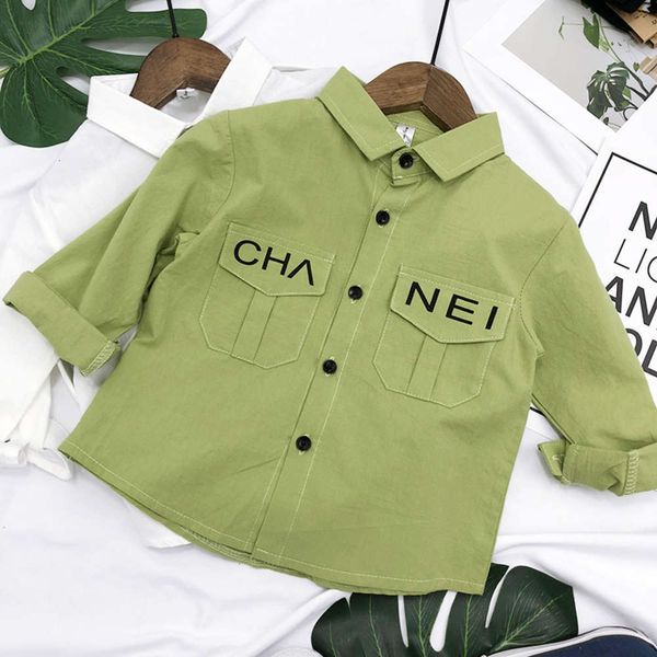 letter boys' korean long cotton sve shirt children's lapel spring and foreign sle inch autumn cloth, White;black
letter boys' korean long cotton sve shirt children's lapel spring and foreign sle inch autumn cloth, White;black