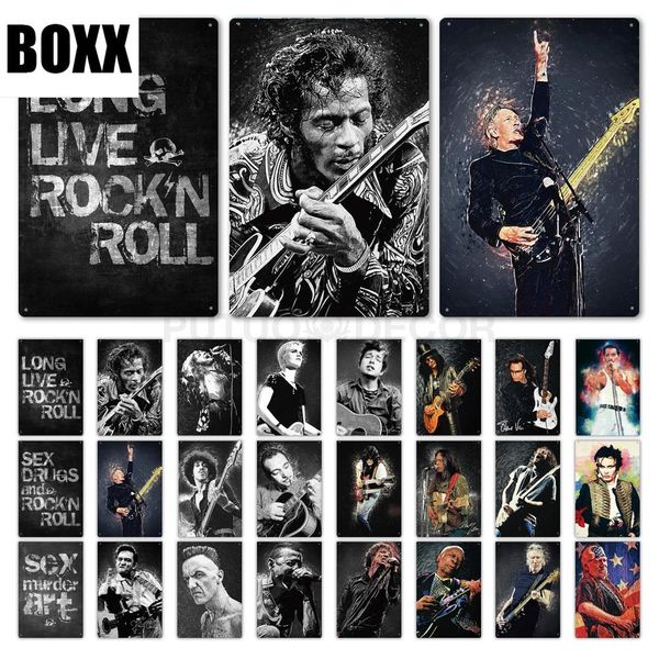 rock roll tin sign vintage metal poster plaque metal wall decor living room man cave club decorative plate
rock roll tin sign vintage metal poster plaque metal wall decor living room man cave club decorative plate