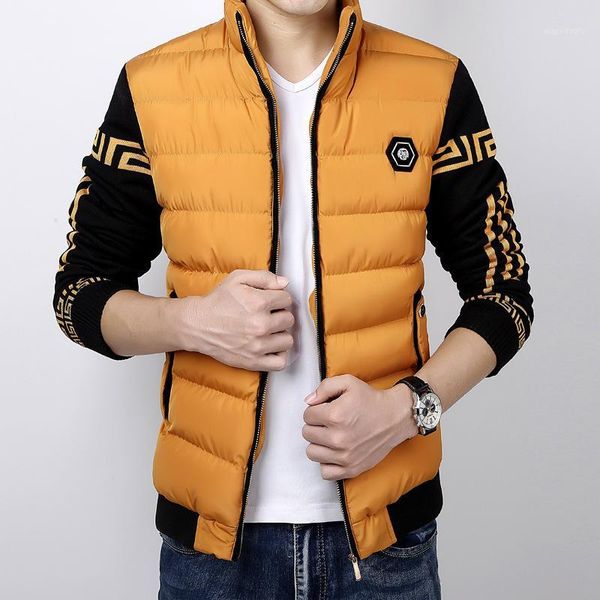 2018 autumn winter new men's cotton clothing fashion large size cotton slim jacket male thick sleeveless men's down vest1, Black
2018 autumn winter new men's cotton clothing fashion large size cotton slim jacket male thick sleeveless men's down vest1, Black