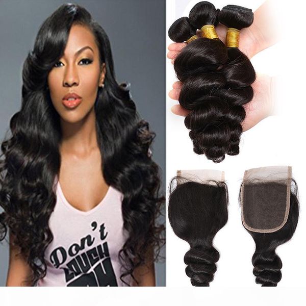 brazilian loose wave hair weaves bundles with closure middle 3 part double weft human hair extensions human hair weave, Black;brown
brazilian loose wave hair weaves bundles with closure middle 3 part double weft human hair extensions human hair weave, Black;brown