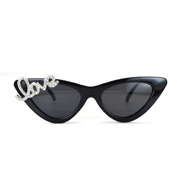 sunglasses rhinestone love womens vintage fashion cat eye brand designer uv400 gifts, White;black
sunglasses rhinestone love womens vintage fashion cat eye brand designer uv400 gifts, White;black