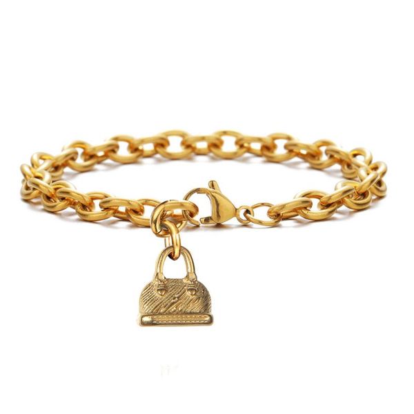 new fashion stainless steel bag shape charms bracelets for women handbag bracelet valentine's day gift jewelry, Golden;silver
new fashion stainless steel bag shape charms bracelets for women handbag bracelet valentine's day gift jewelry, Golden;silver