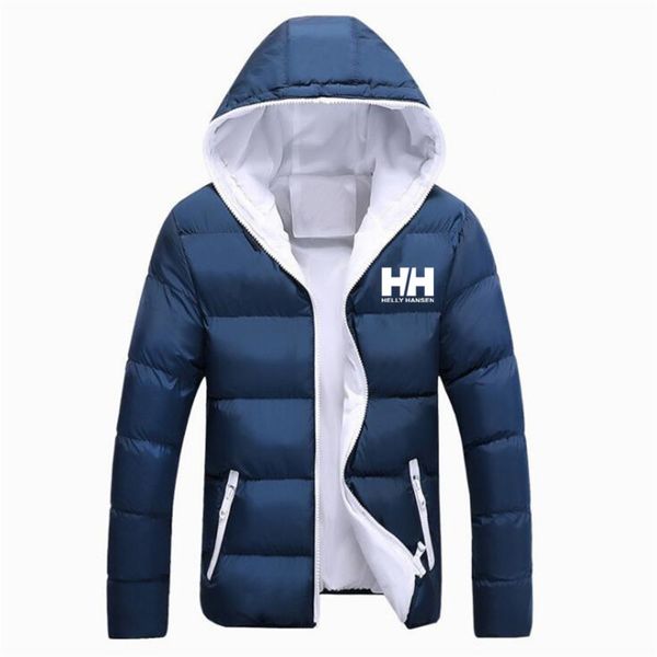 2020 new printed cotton clothing brand men's fashion hooded jacket, Black 
2020 new printed cotton clothing brand men's fashion hooded jacket, Black