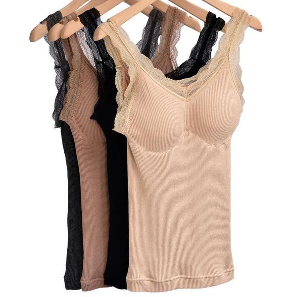4 color fall/winter bottom tank ladies warm inside with lace lace mink velvet and velvet padded suspenders inside classic ta, Black;white
4 color fall/winter bottom tank ladies warm inside with lace lace mink velvet and velvet padded suspenders inside classic ta, Black;white