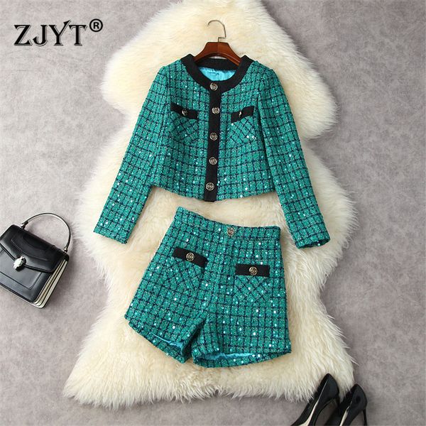 autumn winter lady two piece pants outfit women fashion runway luxury sequins tweed woolen jacket and shorts suits sets party clothes, White
autumn winter lady two piece pants outfit women fashion runway luxury sequins tweed woolen jacket and shorts suits sets party clothes, White