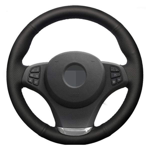 black car steering wheel cover hand-stitched soft artificial leather for e83 x3 2003-2010 e53 x5 2004-20061
black car steering wheel cover hand-stitched soft artificial leather for e83 x3 2003-2010 e53 x5 2004-20061