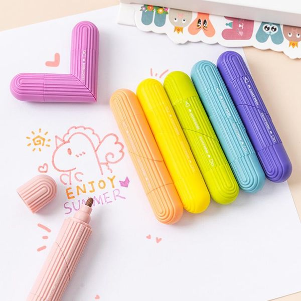 6pcs flexible love highlighter pen set dual side writing retro color marker liner drawing kid gift office school award a6995, Black;red
6pcs flexible love highlighter pen set dual side writing retro color marker liner drawing kid gift office school award a6995, Black;red