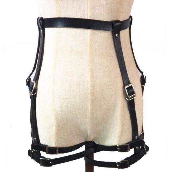 women's belt for stocking garters female leather harness leg cage body bondage adjustable harajuku belt straps accessories, Black;brown
women's belt for stocking garters female leather harness leg cage body bondage adjustable harajuku belt straps accessories, Black;brown