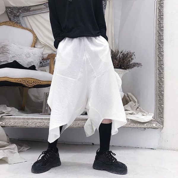 summer cross wide loose baggy crotch hip hop pant japanese men harem casual calf length trouser plus size oversized jogger 20201, Black
summer cross wide loose baggy crotch hip hop pant japanese men harem casual calf length trouser plus size oversized jogger 20201, Black