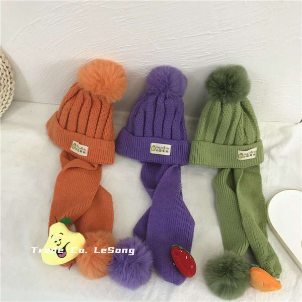 wool children's scarf one cap autumn korean and versatile winter lovely fruit thickened warm windproof hat qjo4, Red;brown
wool children's scarf one cap autumn korean and versatile winter lovely fruit thickened warm windproof hat qjo4, Red;brown