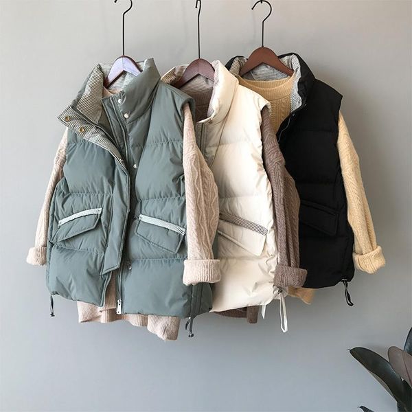 goplus women vest winter jacket thick coat warm cotton padded vests female sleeveless waistcoat outwear casual jackets mujer, Black;white
goplus women vest winter jacket thick coat warm cotton padded vests female sleeveless waistcoat outwear casual jackets mujer, Black;white