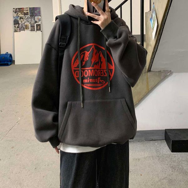 cashmere sweater men's handsome autumn and winter hoodie fashionable loose student's thick coat fashion label ins, Black
cashmere sweater men's handsome autumn and winter hoodie fashionable loose student's thick coat fashion label ins, Black