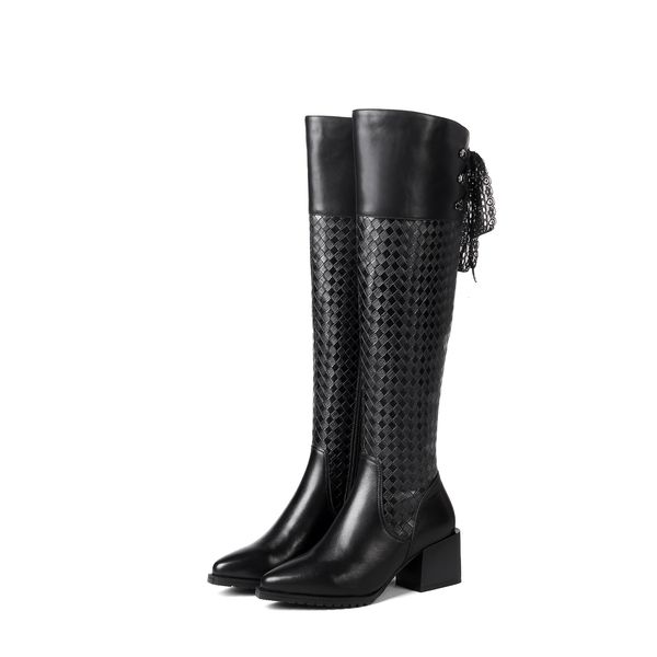 boots-knee 2021 superior on standard diamond relief lace handles + rivets female long boots bbh8, Black
boots-knee 2021 superior on standard diamond relief lace handles + rivets female long boots bbh8, Black