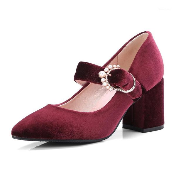 women's high heels shoes fashion velvet mary janes classic pumps shoes woman green red heels wedding party1, Black
women's high heels shoes fashion velvet mary janes classic pumps shoes woman green red heels wedding party1, Black