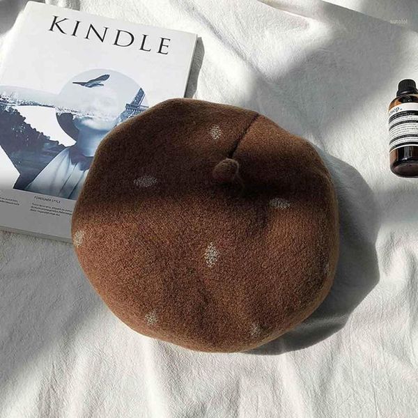 women pumpkin hat retro style beret jacquard octa hat painter fall winter none1, Blue;gray
women pumpkin hat retro style beret jacquard octa hat painter fall winter none1, Blue;gray