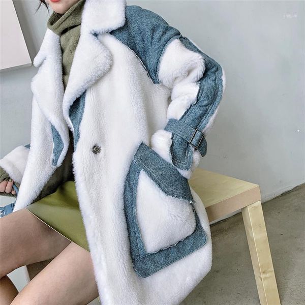 jacket real fur 100% wool spliced autumn winter coat clothes 2020 korean fashion women 826 59 yy18161, Black
jacket real fur 100% wool spliced autumn winter coat clothes 2020 korean fashion women 826 59 yy18161, Black