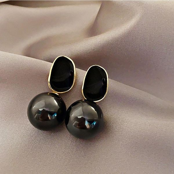 pearl long earrings female pink round imitation pearl wedding pendant earrings fashion korean jewelry, Silver
pearl long earrings female pink round imitation pearl wedding pendant earrings fashion korean jewelry, Silver