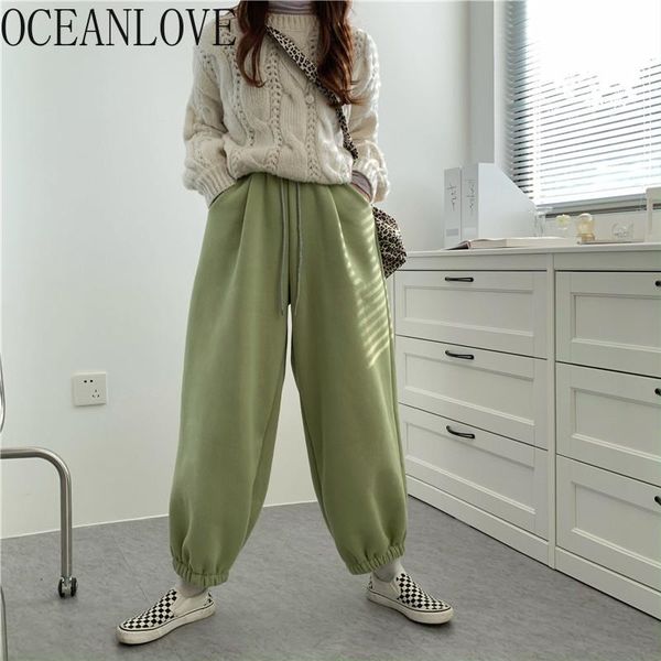 oceanlove sweatpants solid drawstring 2020 autumn winter high waist loose harem woman pants loose vintage femme pantalon 19260, Black;white
oceanlove sweatpants solid drawstring 2020 autumn winter high waist loose harem woman pants loose vintage femme pantalon 19260, Black;white