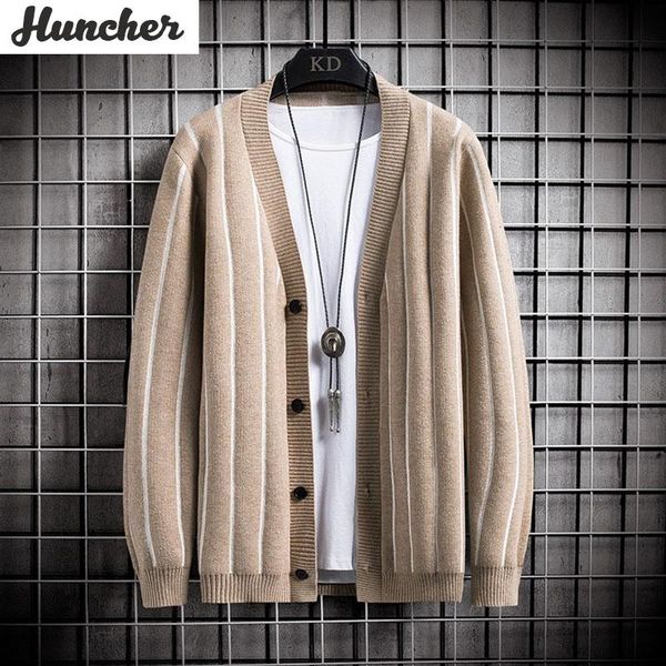 huncher mens knitted cardigan men 2020 winter striped plain jumper oversize sweater cardigan korean style beige sweaters for men, White;black
huncher mens knitted cardigan men 2020 winter striped plain jumper oversize sweater cardigan korean style beige sweaters for men, White;black