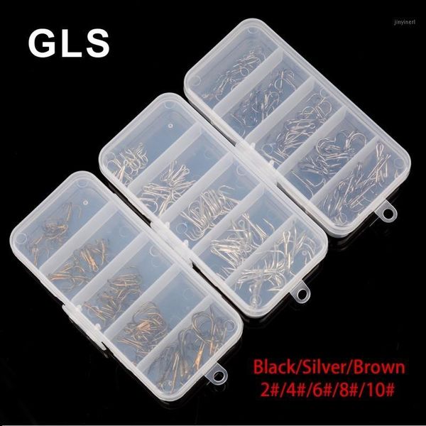 gls brand new 2/4/6/8/10 # sanben hook road special fish hook tied hair 5 specifications mixed 50 boxed fishing hooks1
gls brand new 2/4/6/8/10 # sanben hook road special fish hook tied hair 5 specifications mixed 50 boxed fishing hooks1