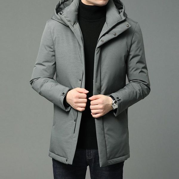 men's down & parkas middle and long-term middle-aged young people's winter 2021 handsome white duck suit wear, Black
men's down & parkas middle and long-term middle-aged young people's winter 2021 handsome white duck suit wear, Black