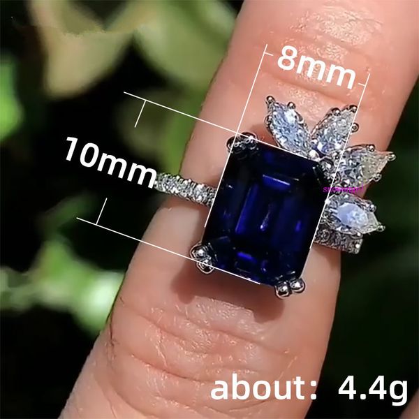 новые роскошные цветочные женские кольца мода мода синий бриллиант циркона медь платиновые украшения, Silver
новые роскошные цветочные женские кольца мода мода синий бриллиант циркона медь платиновые украшения, Silver