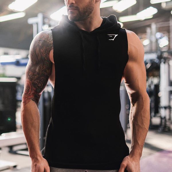 hoodies fashion men's fitness sweatshirts drawstring slim fit fitted summer men sleeveless solid tank hoodie streetwear, Black 
hoodies fashion men's fitness sweatshirts drawstring slim fit fitted summer men sleeveless solid tank hoodie streetwear, Black