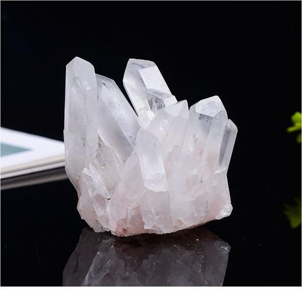 50-150g natural white crystal cluster quartz crystal health healing reiki stone raw point specimen home decor raw jllgst, Black
50-150g natural white crystal cluster quartz crystal health healing reiki stone raw point specimen home decor raw jllgst, Black