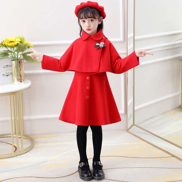 girls' autumn new fashionable suit 2020 korean woollen coat red princs drs, Red;yellow
girls' autumn new fashionable suit 2020 korean woollen coat red princs drs, Red;yellow