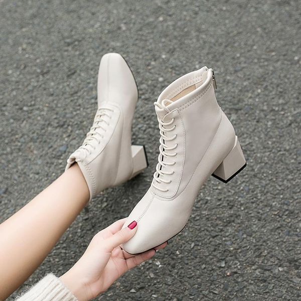 women's boots autumn round toe rock shoes woman boots-women luxury designer booties ladies low heels booties rubber, Black
women's boots autumn round toe rock shoes woman boots-women luxury designer booties ladies low heels booties rubber, Black
