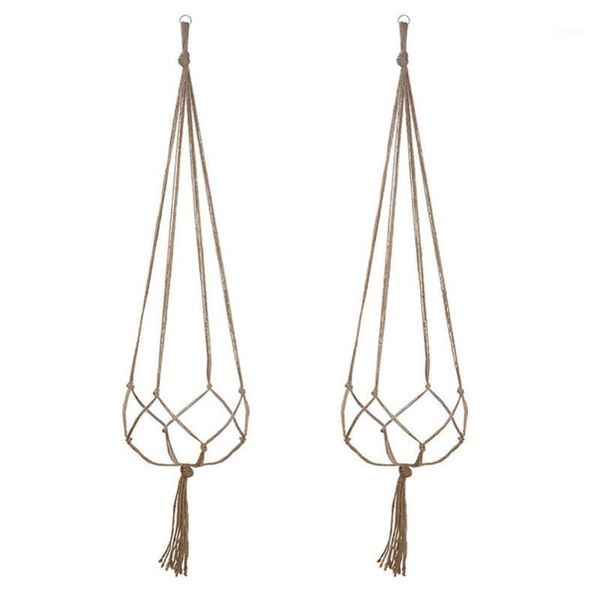2pcs 100% handmade macrame plant hanger plant holder flower /pot hanger for wall decoration countyard garden wedding home1, Black;white
2pcs 100% handmade macrame plant hanger plant holder flower /pot hanger for wall decoration countyard garden wedding home1, Black;white