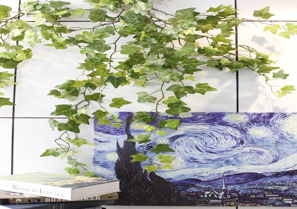 3d real touch artificial rattan leaves home bedroom decor ivy hanging vine flowers wedding decoration garland party wreath plant wmtevk
3d real touch artificial rattan leaves home bedroom decor ivy hanging vine flowers wedding decoration garland party wreath plant wmtevk